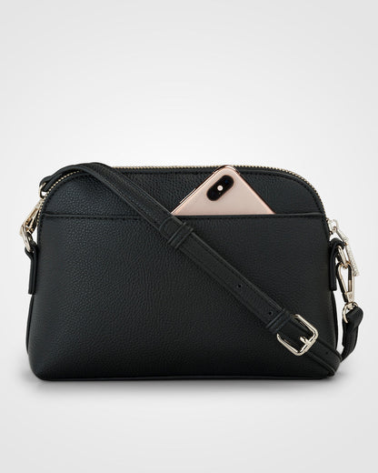 Sophie Curve Top Crossbody Bag + Stripe Bag Strap-Handbags-PEROZ Accessories