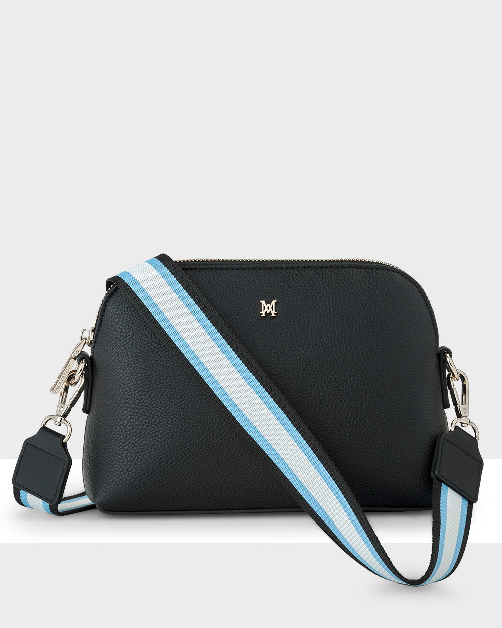 Sophie Curve Top Crossbody Bag + Stripe Bag Strap-Handbags-PEROZ Accessories