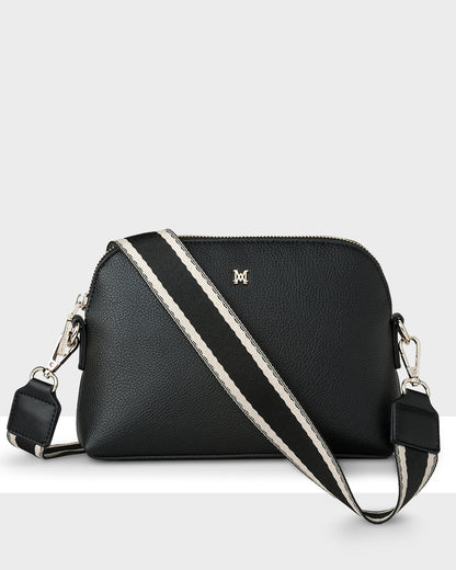 Sophie Curve Top Crossbody Bag + Stripe Bag Strap-Handbags-PEROZ Accessories