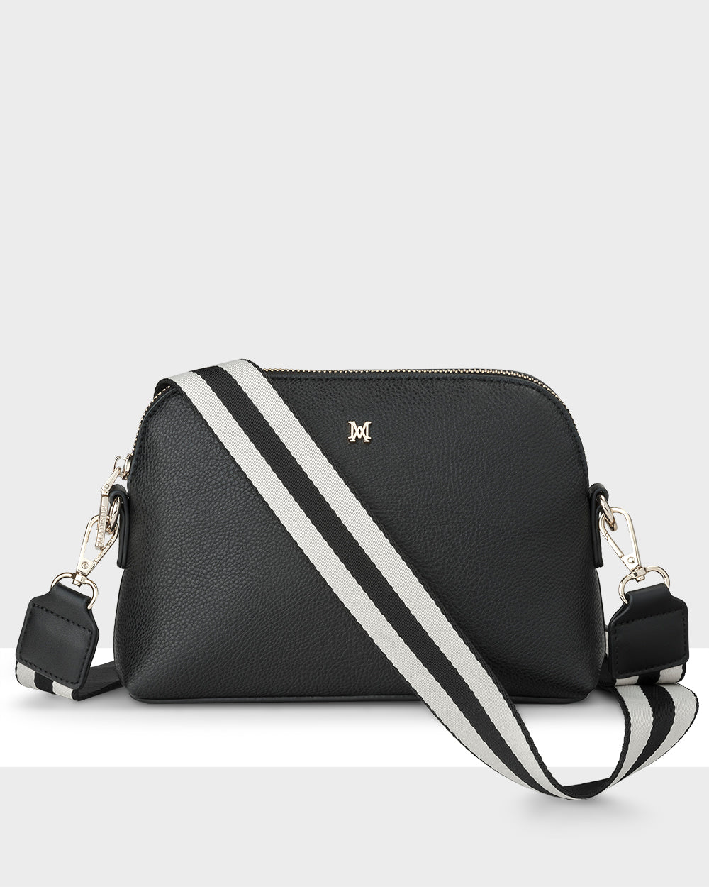 Sophie Curve Top Crossbody Bag + Stripe Bag Strap-Handbags-PEROZ Accessories