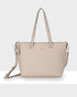 Vivian Medium Zip Top Tote With Crossbody Strap-Handbags-PEROZ Accessories
