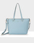 Vivian Medium Zip Top Tote With Crossbody Strap-Handbags-PEROZ Accessories