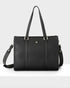 Riley Zip Top Tote With Crossbody Strap-Handbags-PEROZ Accessories