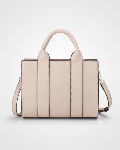 Nova Small Grab Tote With Crossbody Strap-Handbags-PEROZ Accessories