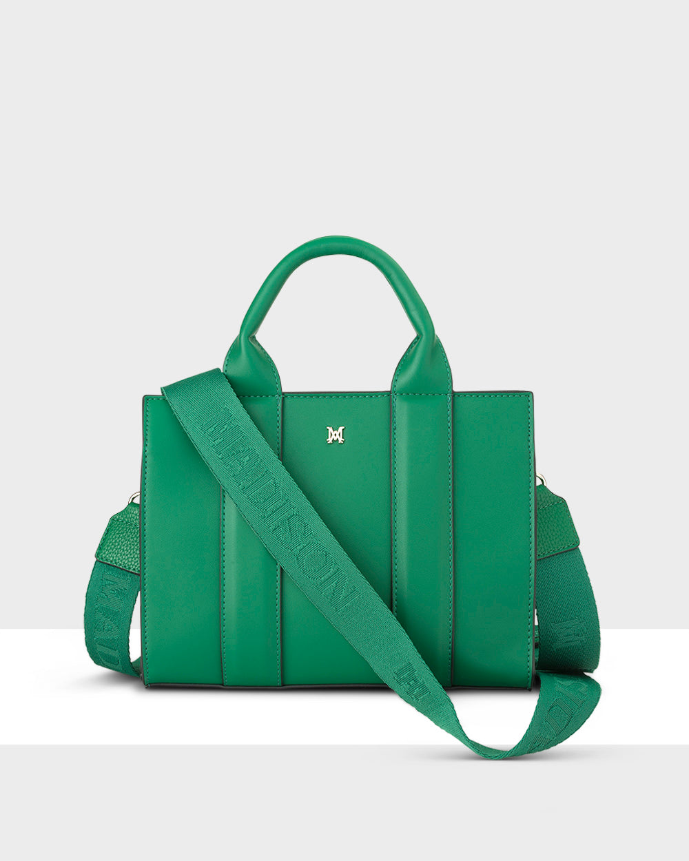 Nova Small Grab Tote With Monogram Strap-Handbags-PEROZ Accessories