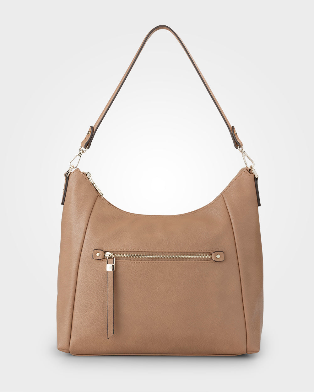 Raquel Soft Large Zip Pocket Hobo Shoulder Bag-Handbags-PEROZ Accessories