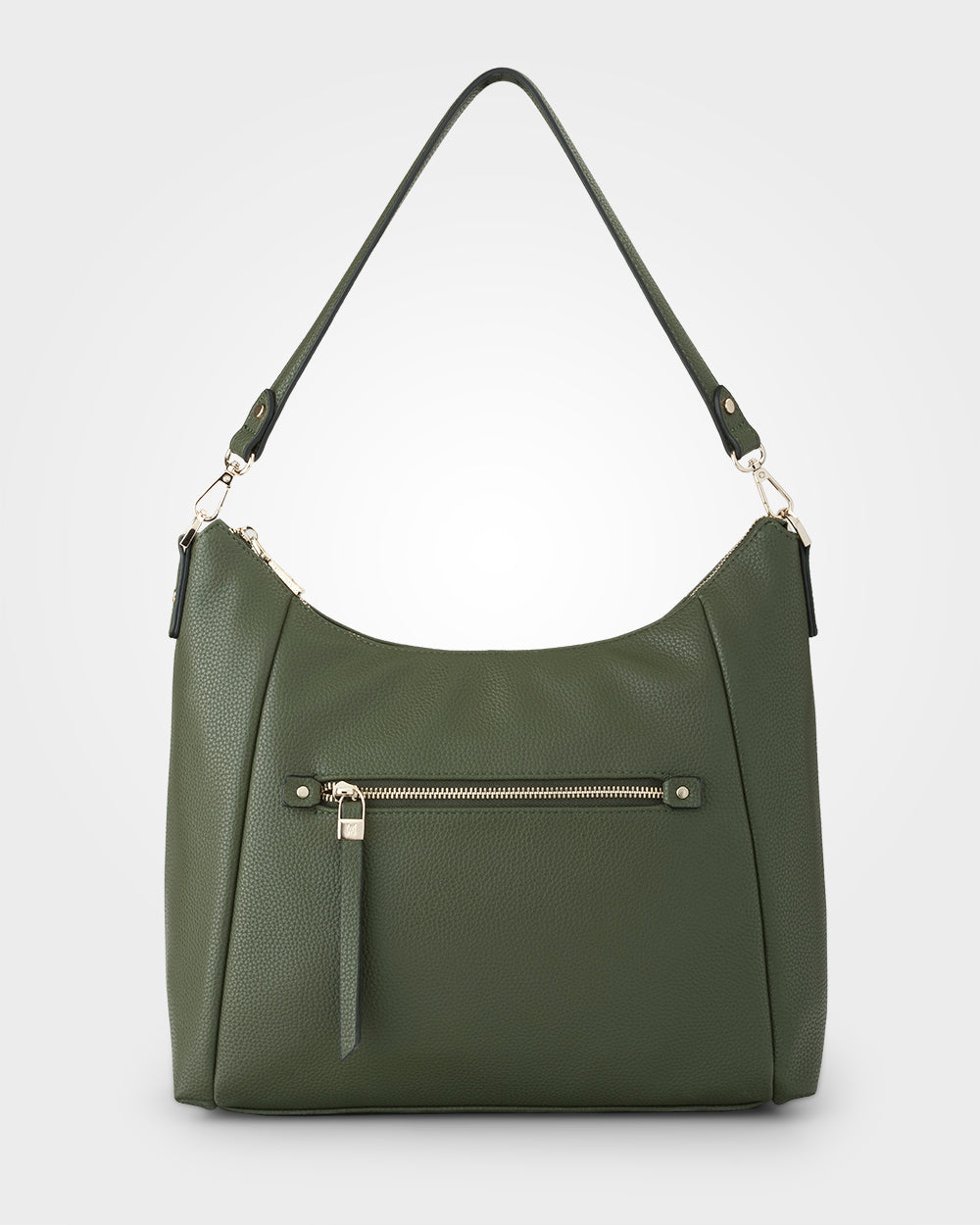 Raquel Soft Large Zip Pocket Hobo Shoulder Bag-Handbags-PEROZ Accessories