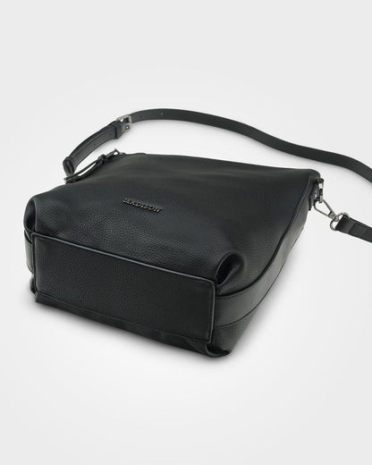 Maya Medium Double Zip Sling Crossbody Bag-Handbags-PEROZ Accessories