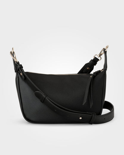 Ella Zip Top Crossbody Bag With Plait Zip Puller Detail-Handbags-PEROZ Accessories