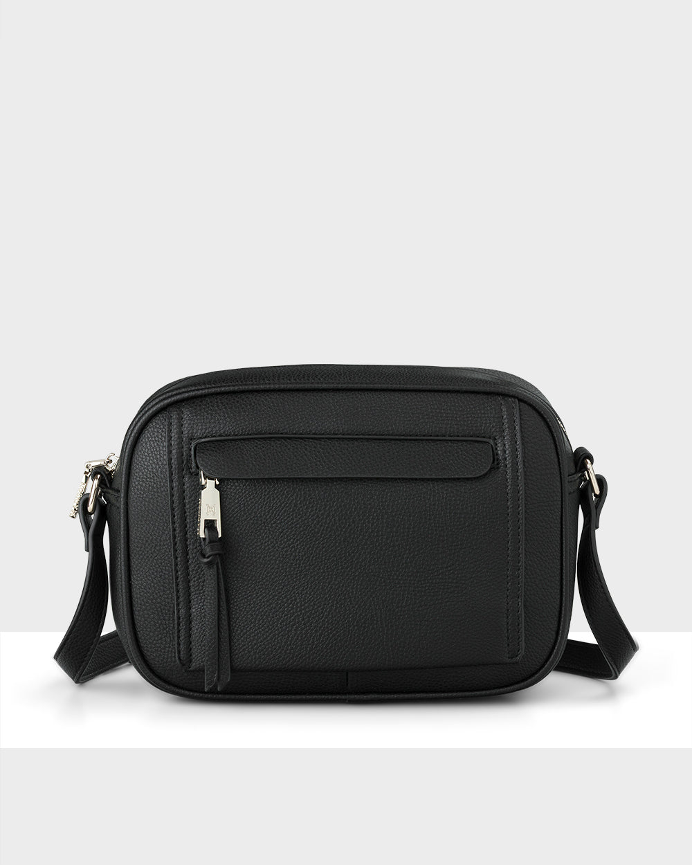 Roxanne Small Camera Crossbody Bag With Front Zip Pocket-Handbags-PEROZ Accessories