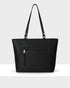 Roxanne Medium Tote With Front Zip Pocket-Handbags-PEROZ Accessories