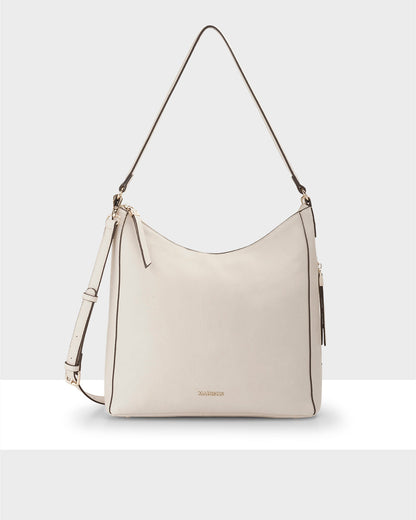 Renata Large Hobo Shoulder Bag With Crossbody Strap-Handbags-PEROZ Accessories