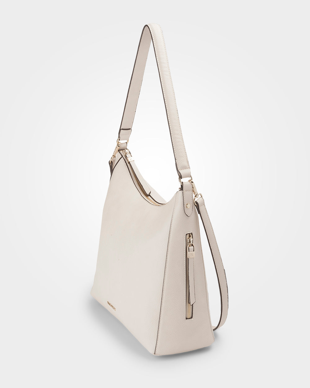 Renata Large Hobo Shoulder Bag With Crossbody Strap-Handbags-PEROZ Accessories