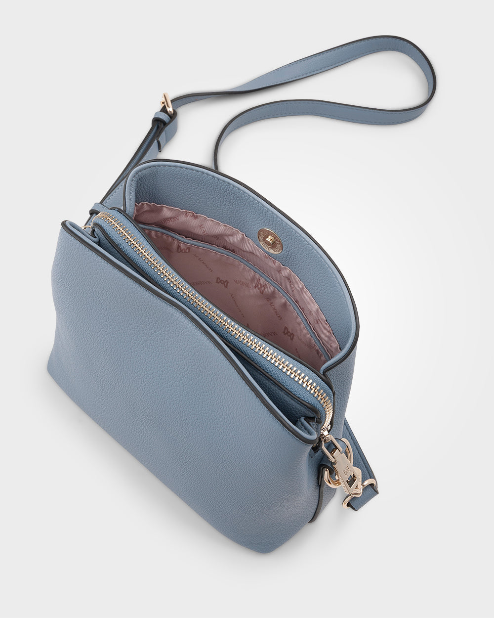 Danni Small 3 Compartment Bucket Crossbody Bag-Handbags-PEROZ Accessories