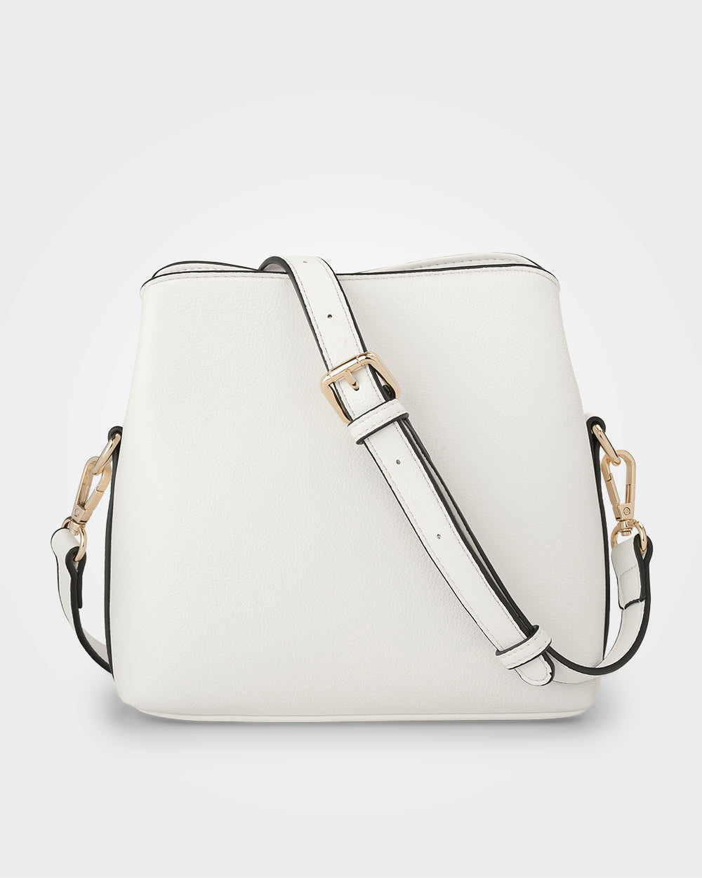 Danni Small 3 Compartment Bucket Crossbody Bag-Handbags-PEROZ Accessories