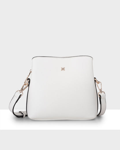 Danni Small 3 Compartment Bucket Crossbody Bag-Handbags-PEROZ Accessories