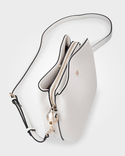 Danni Small 3 Compartment Bucket Crossbody Bag-Handbags-PEROZ Accessories