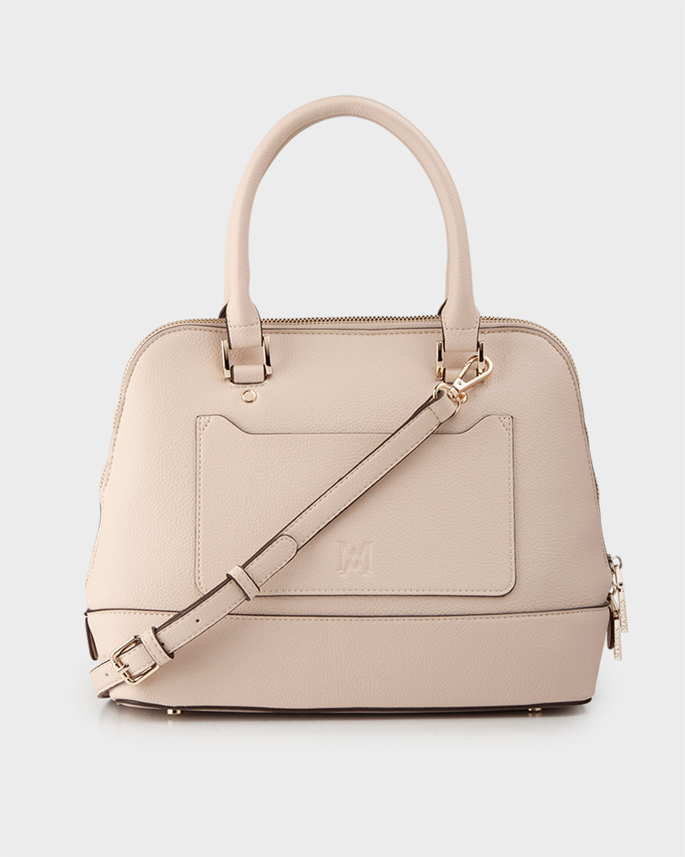 Grace Medium Dome Satchel Bag + Graphic Strap-Handbags-PEROZ Accessories