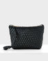 Leah Weave Small Zip Top Crossbody Bag-Handbags-PEROZ Accessories