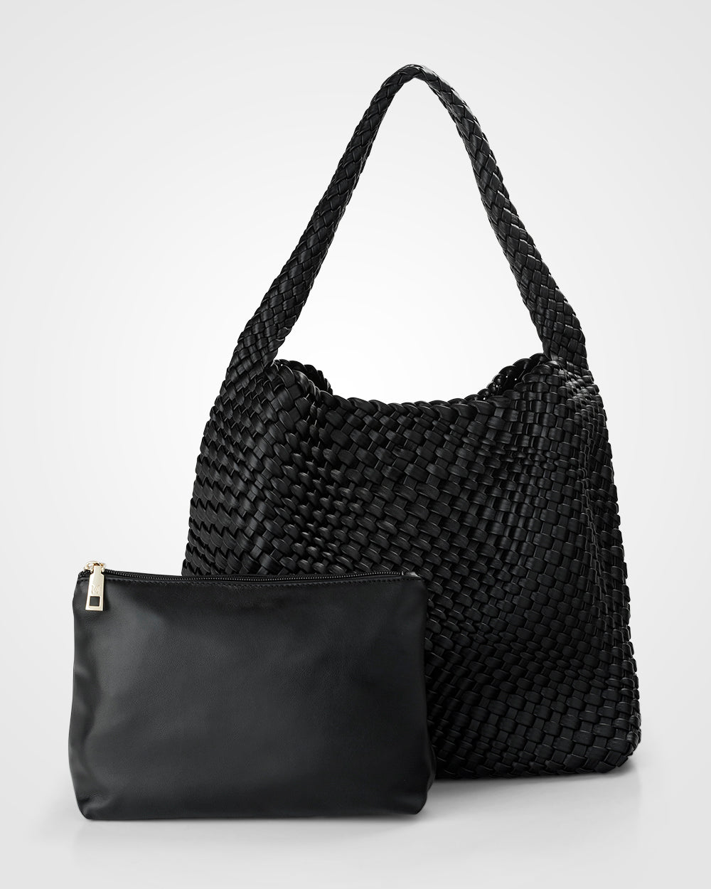 Lydia Weave Large Hobo-Handbags-PEROZ Accessories