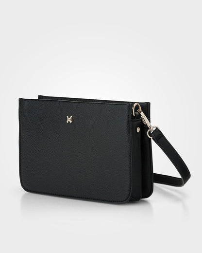 Lucinda Zip Top 3 Compartment Crossbody Bag-Handbags-PEROZ Accessories