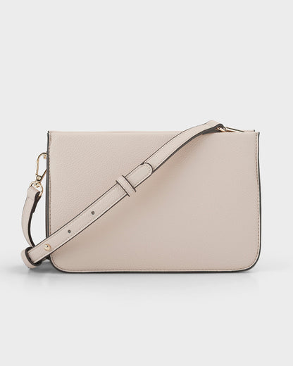 Lucinda Zip Top Convertible Chain &amp; Crossbody Bag-Handbags-PEROZ Accessories