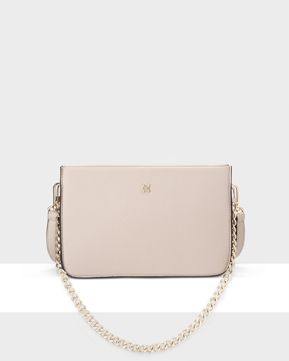 Lucinda Zip Top Convertible Chain &amp; Crossbody Bag-Handbags-PEROZ Accessories