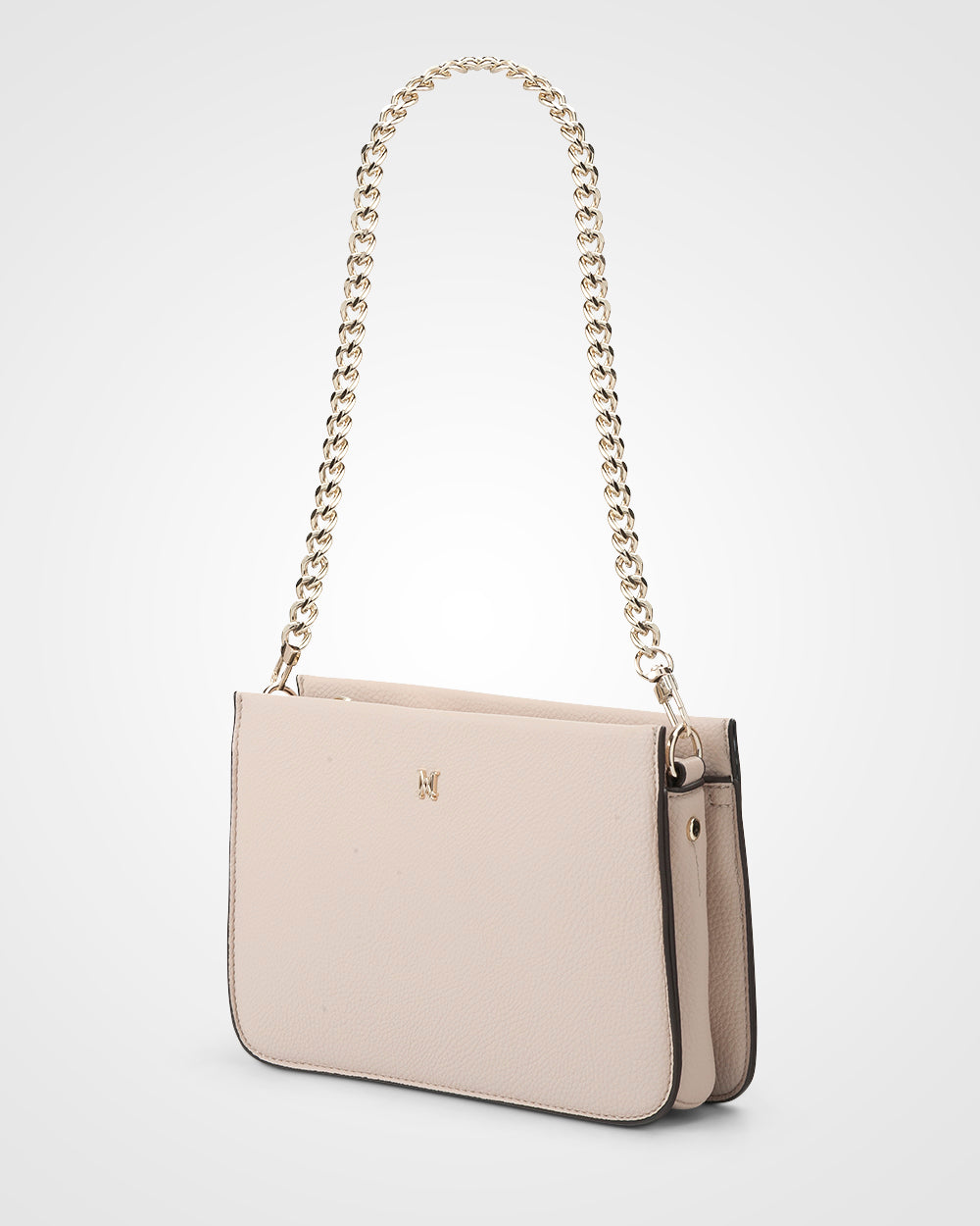 Lucinda Zip Top Convertible Chain &amp; Crossbody Bag-Handbags-PEROZ Accessories