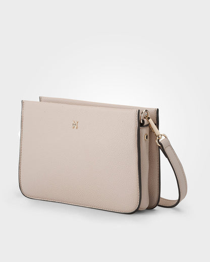 Lucinda Zip Top 3 Compartment Crossbody Bag-Handbags-PEROZ Accessories