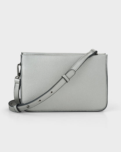 Lucinda Zip Top Convertible Chain &amp; Crossbody Bag-Handbags-PEROZ Accessories