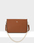 Lucinda Zip Top Convertible Chain & Crossbody Bag-Handbags-PEROZ Accessories