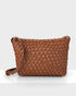 Leah Weave Small Zip Top Crossbody Bag-Handbags-PEROZ Accessories