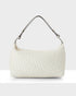 Logan Weave Zip Top Medium Hobo Shoulder Bag-Handbags-PEROZ Accessories