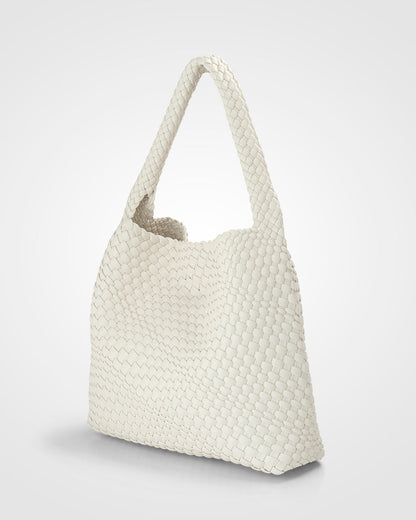 Lydia Weave Large Hobo-Handbags-PEROZ Accessories