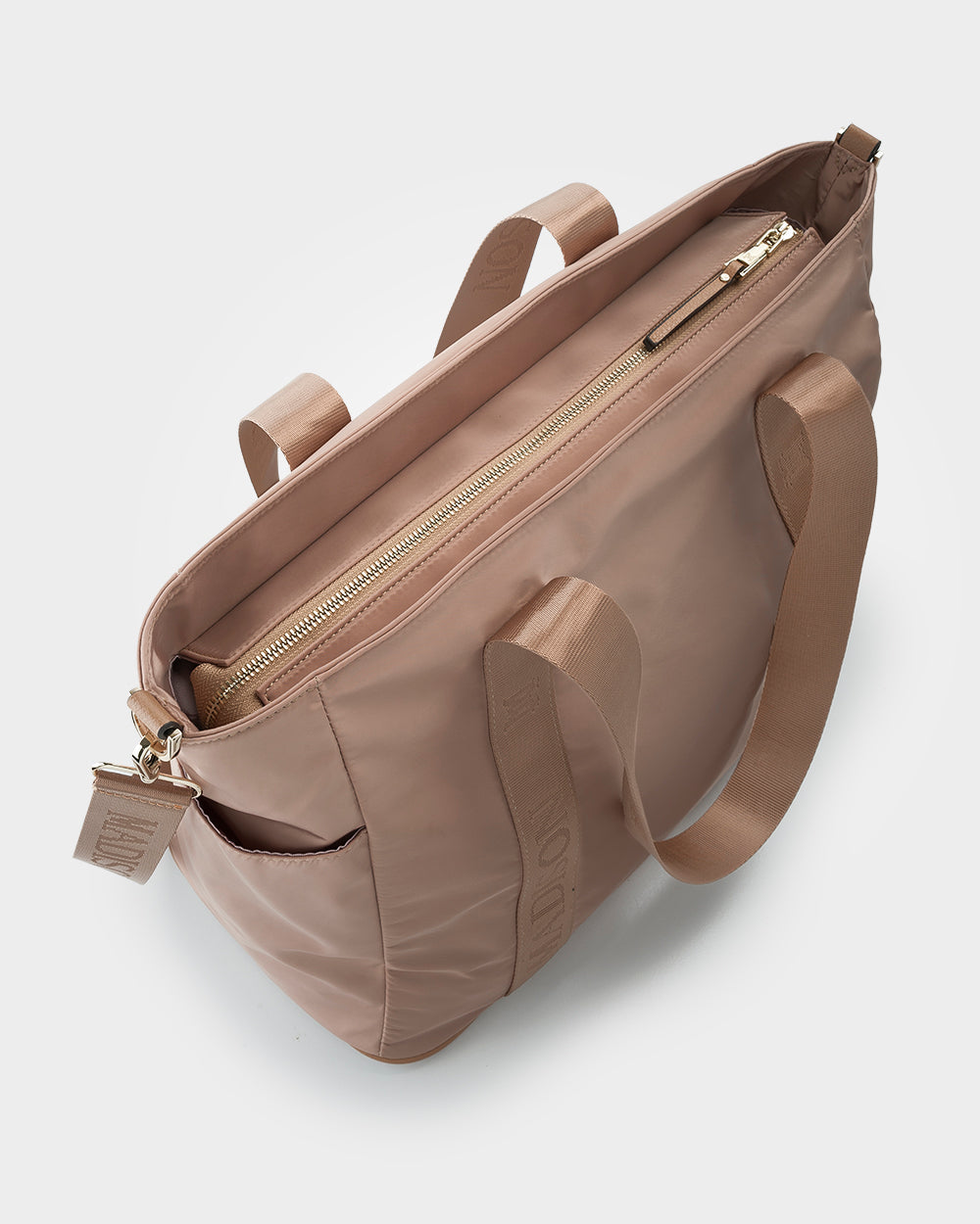 Anita Large Nylon Baby Bag With Change Mat, Stroller Clips &amp; Zip Pouch-Handbags-PEROZ Accessories