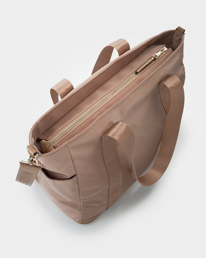 Anita Large Nylon Baby Bag With Change Mat, Stroller Clips &amp; Zip Pouch-Handbags-PEROZ Accessories