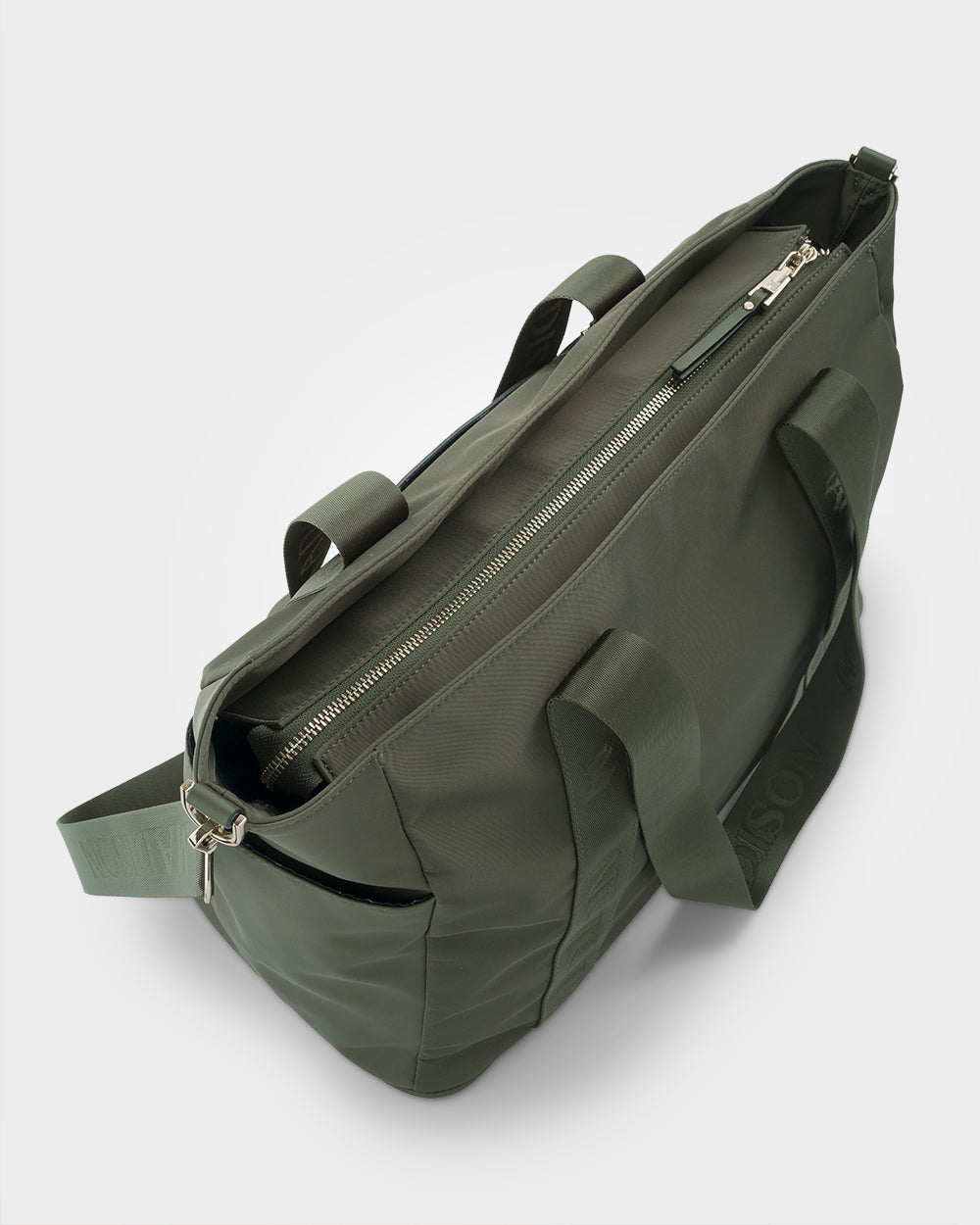 Anita Large Nylon Baby Bag With Change Mat, Stroller Clips &amp; Zip Pouch-Handbags-PEROZ Accessories