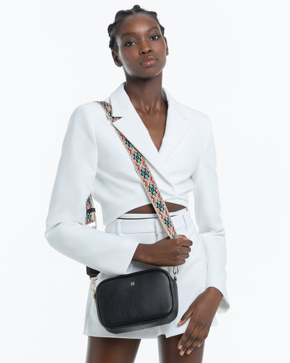 Monica Aztec &quot;Wear It 3 Ways&quot; Handbag &amp; Bag Straps Giftbox-Handbags-PEROZ Accessories