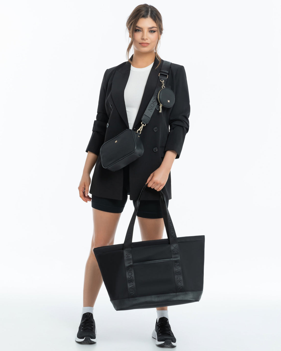 Nylon X-Large Shopper Tote-PEROZ Accessories