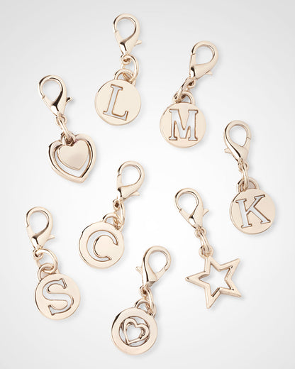 Letter Personalisation Charms Lt Gold-Charms-PEROZ Accessories