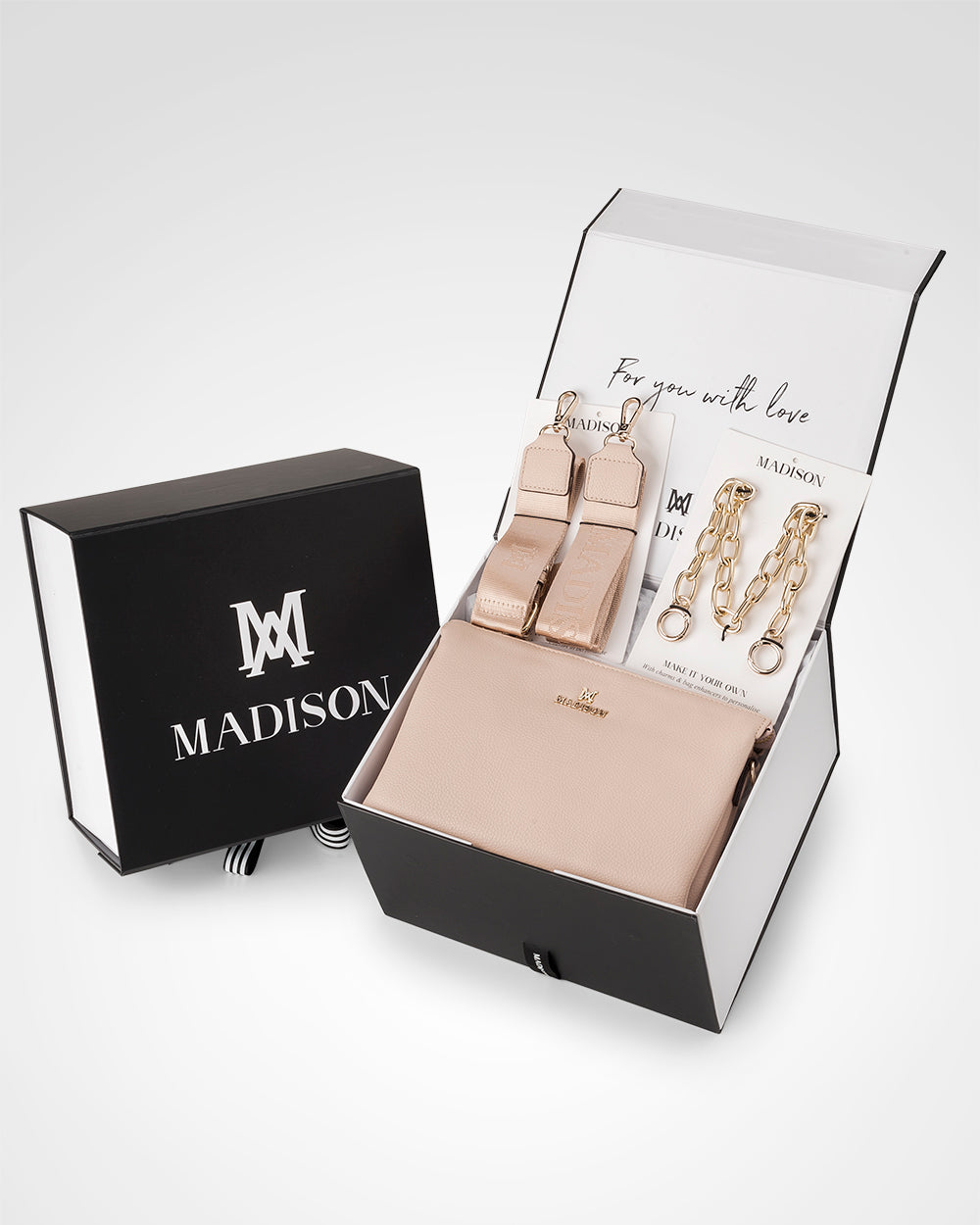 Avery Chain &quot;Wear It 3 Ways&quot; Handbag &amp; Bag Straps Giftbox-PEROZ Accessories