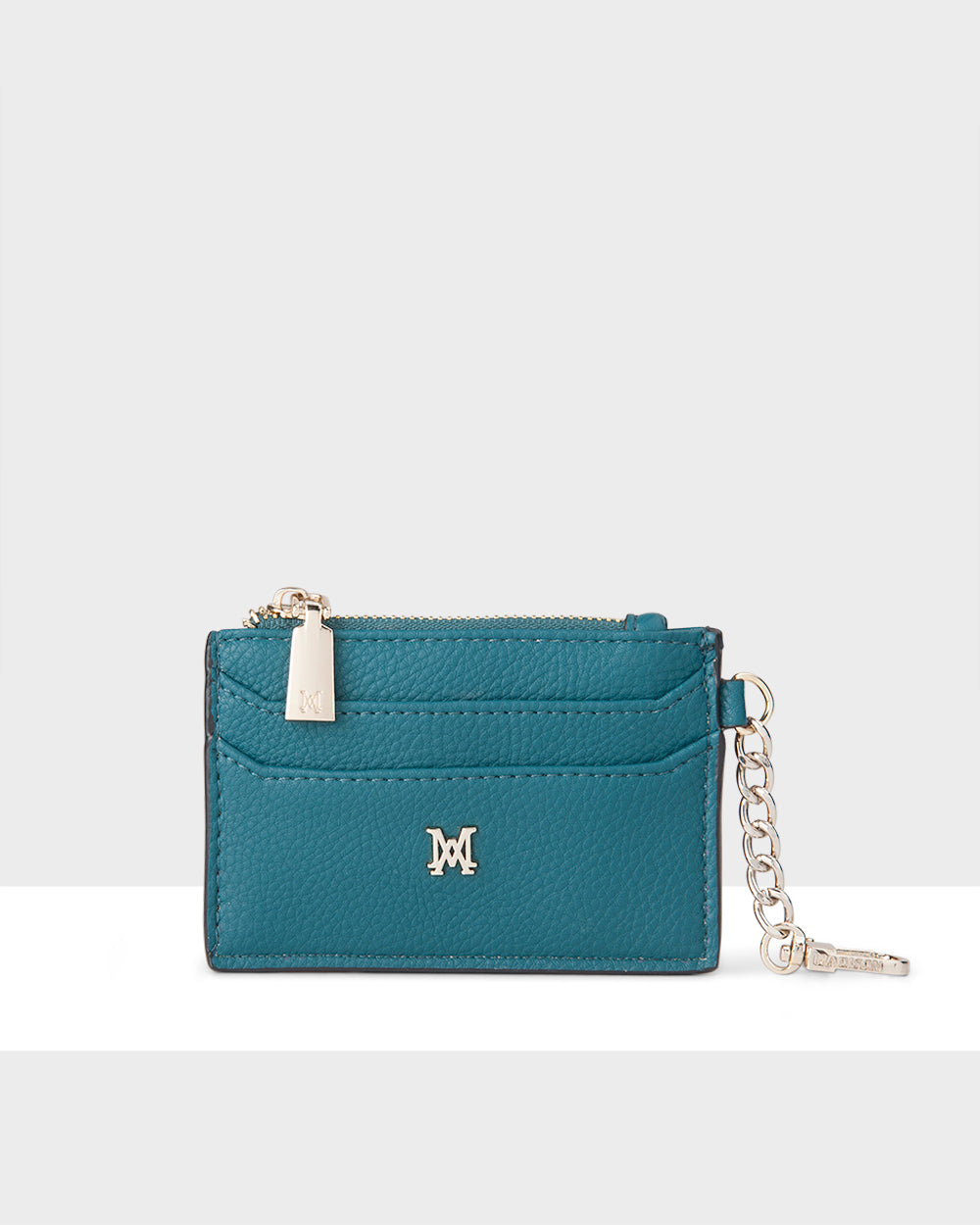 Hannah Zip Card Case With Chain Clip-PEROZ Accessories