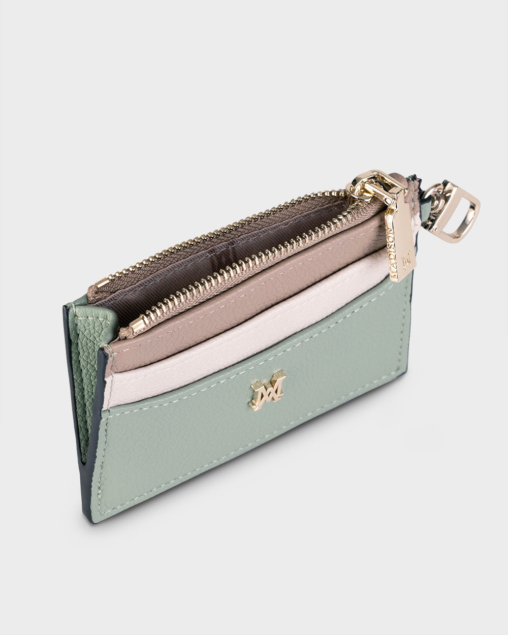 Hannah Zip Card Case Zip Purse-Wallets-PEROZ Accessories