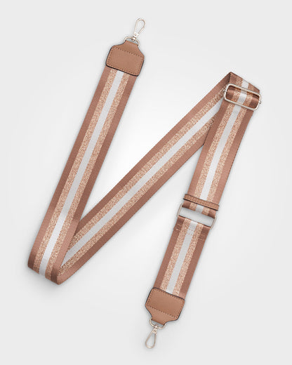 Metallic Stripe Bag Strap-Accessories-PEROZ Accessories