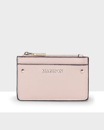 Vanessa Small Zip Purse Card-Holder-Wallets-PEROZ Accessories