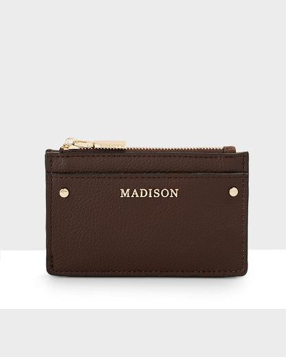 Vanessa Small Zip Purse Card-Holder-Card Holders-PEROZ Accessories