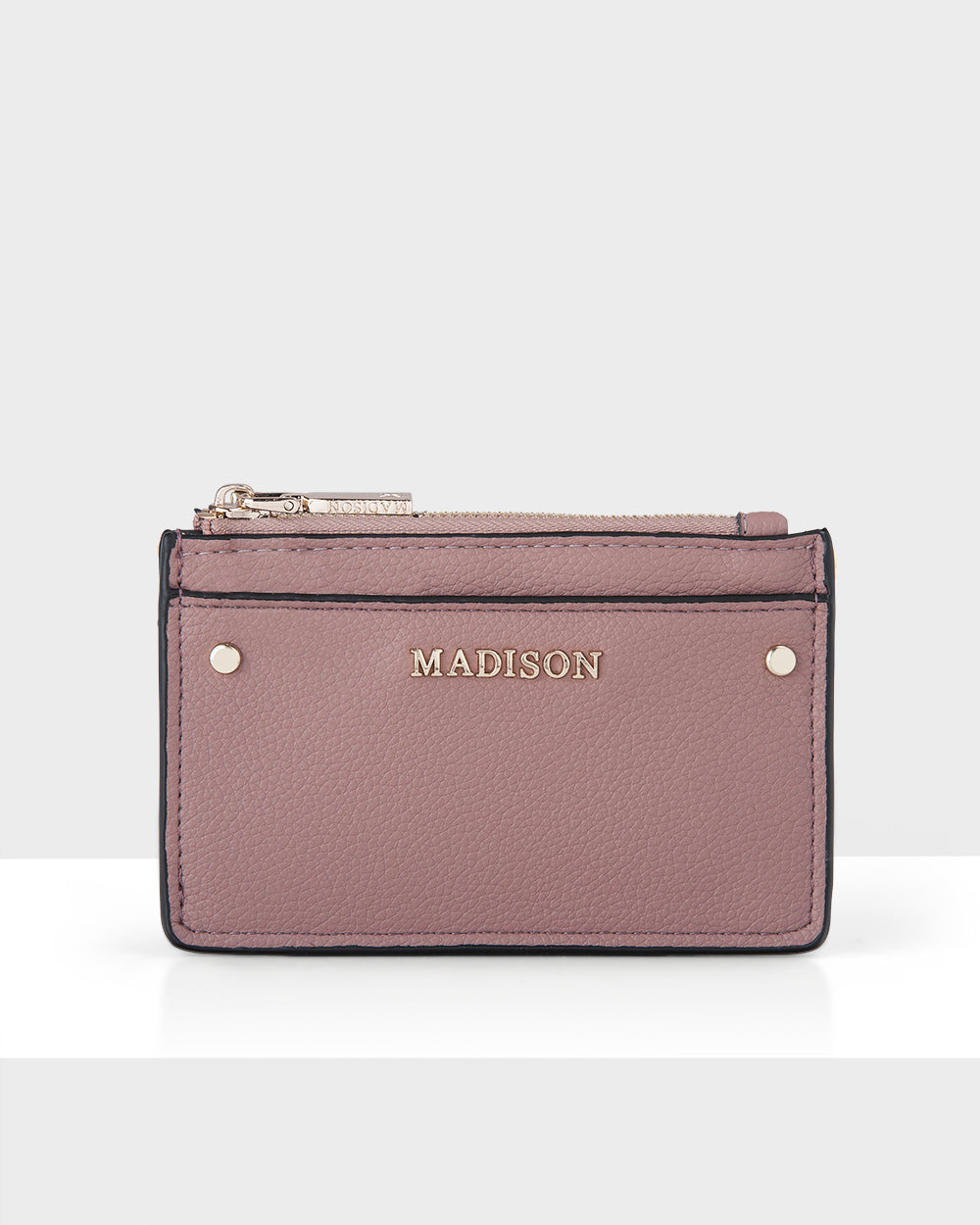 Vanessa Small Zip Purse Card Holder-Wallets-PEROZ Accessories