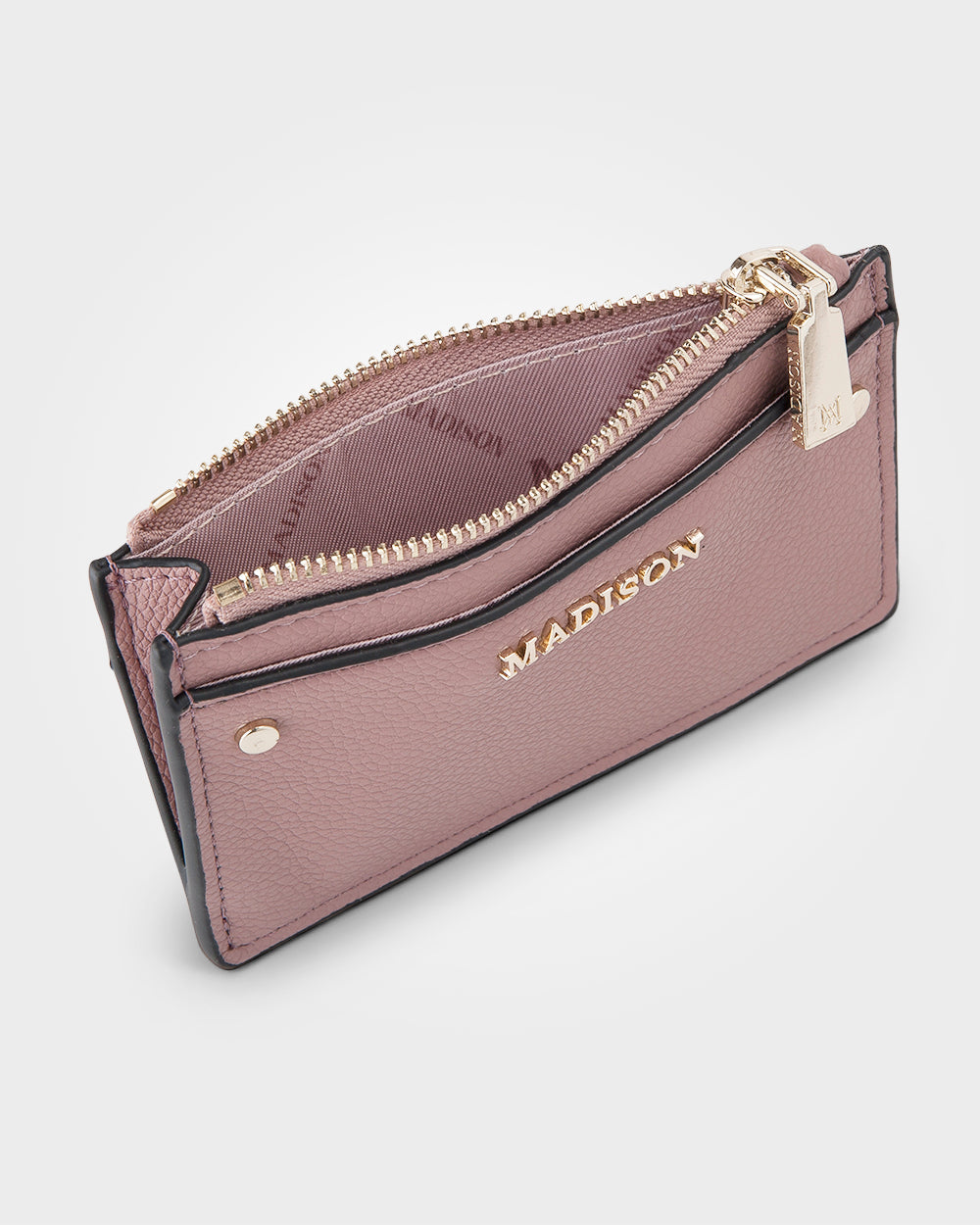 Vanessa Small Zip Purse Card Holder-Wallets-PEROZ Accessories