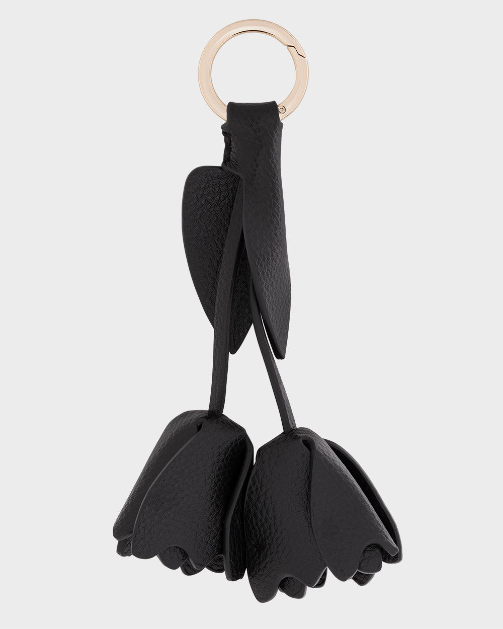 Flower &amp; Leaf Bag Charm-Accessories-PEROZ Accessories