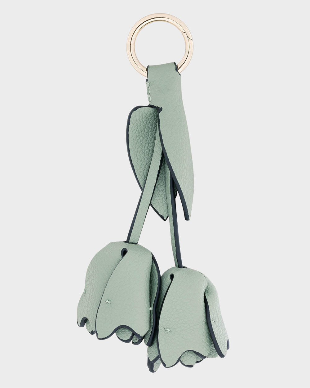 Flower &amp; Leaf Bag Charm-Accessories-PEROZ Accessories